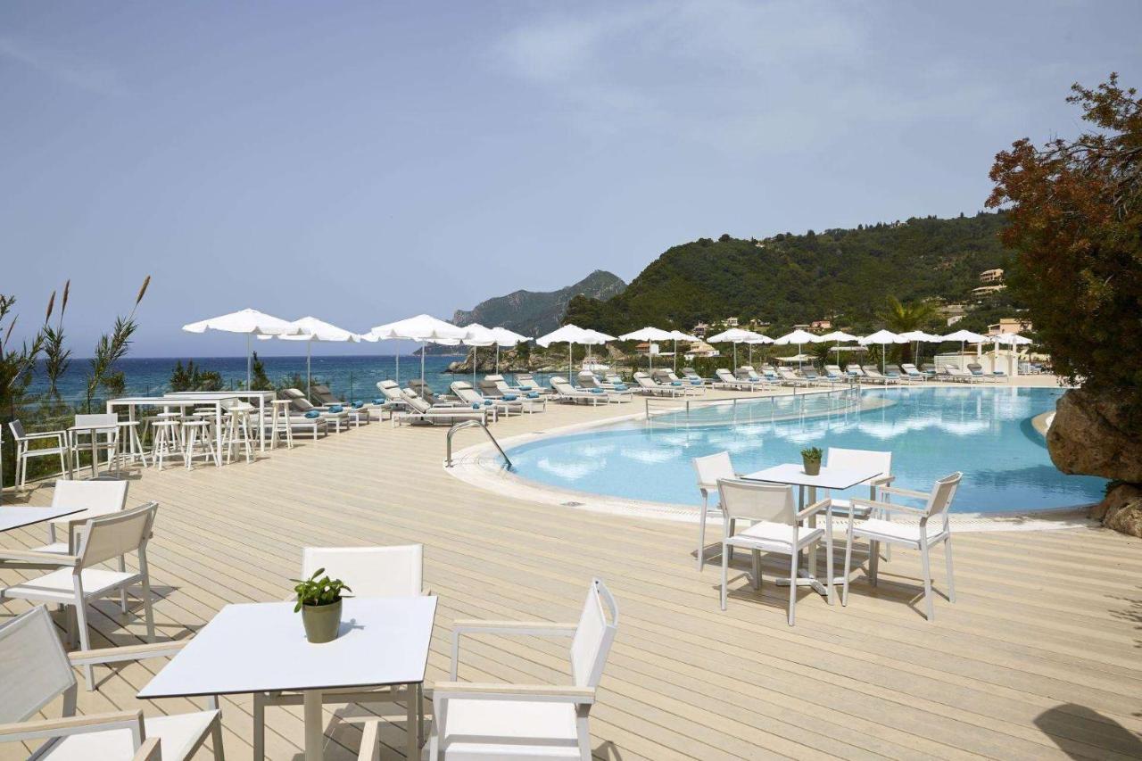 Pelekas Monastery Hotel Exterior foto The resort's pool