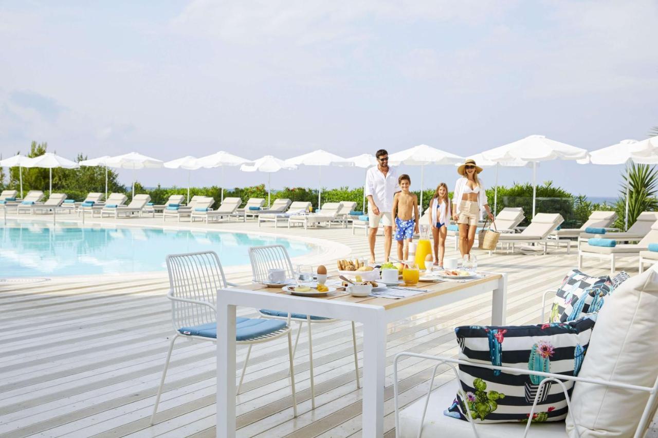 Pelekas Monastery Hotel Exterior foto The pool at the hotel