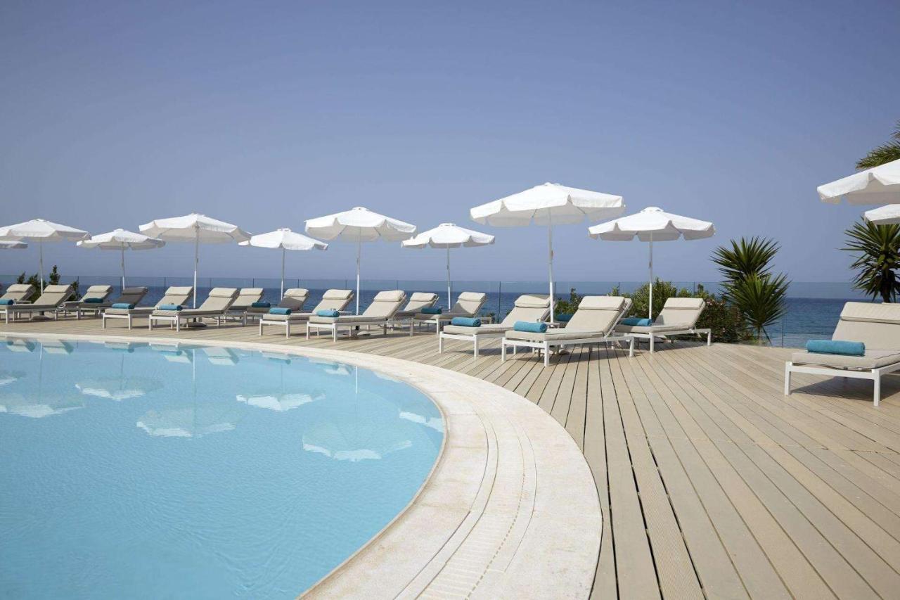 Pelekas Monastery Hotel Exterior foto The pool at the hotel