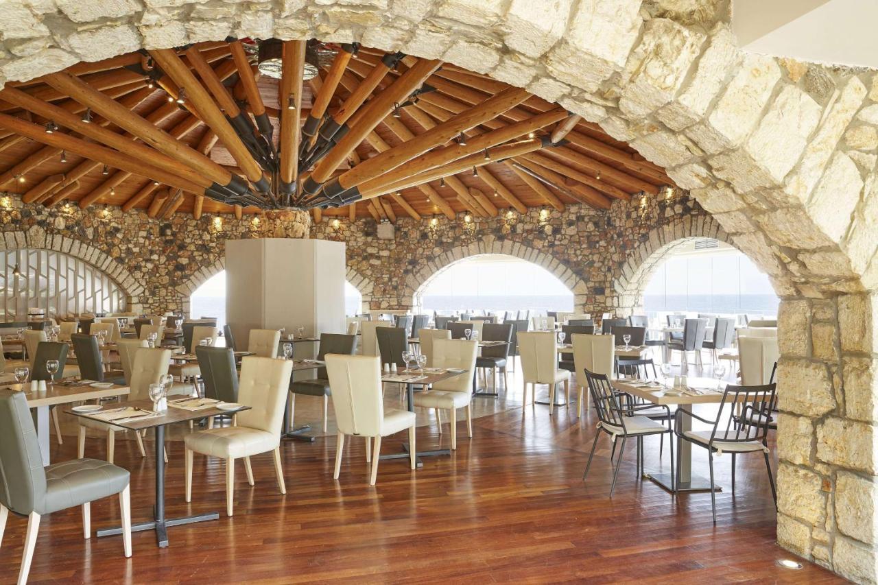 Pelekas Monastery Hotel Exterior foto Restaurant
