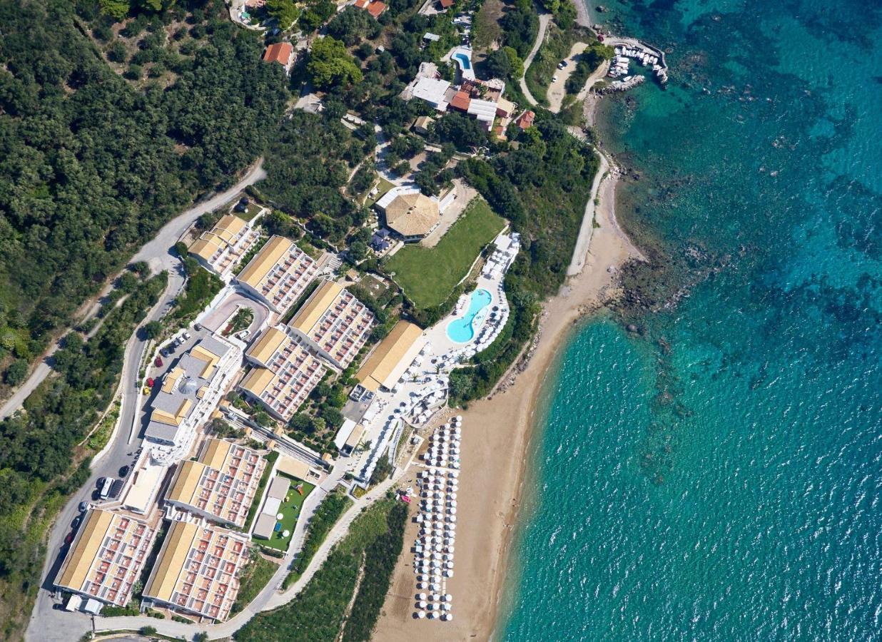 Pelekas Monastery Hotel Exterior foto Aerial view of the resort