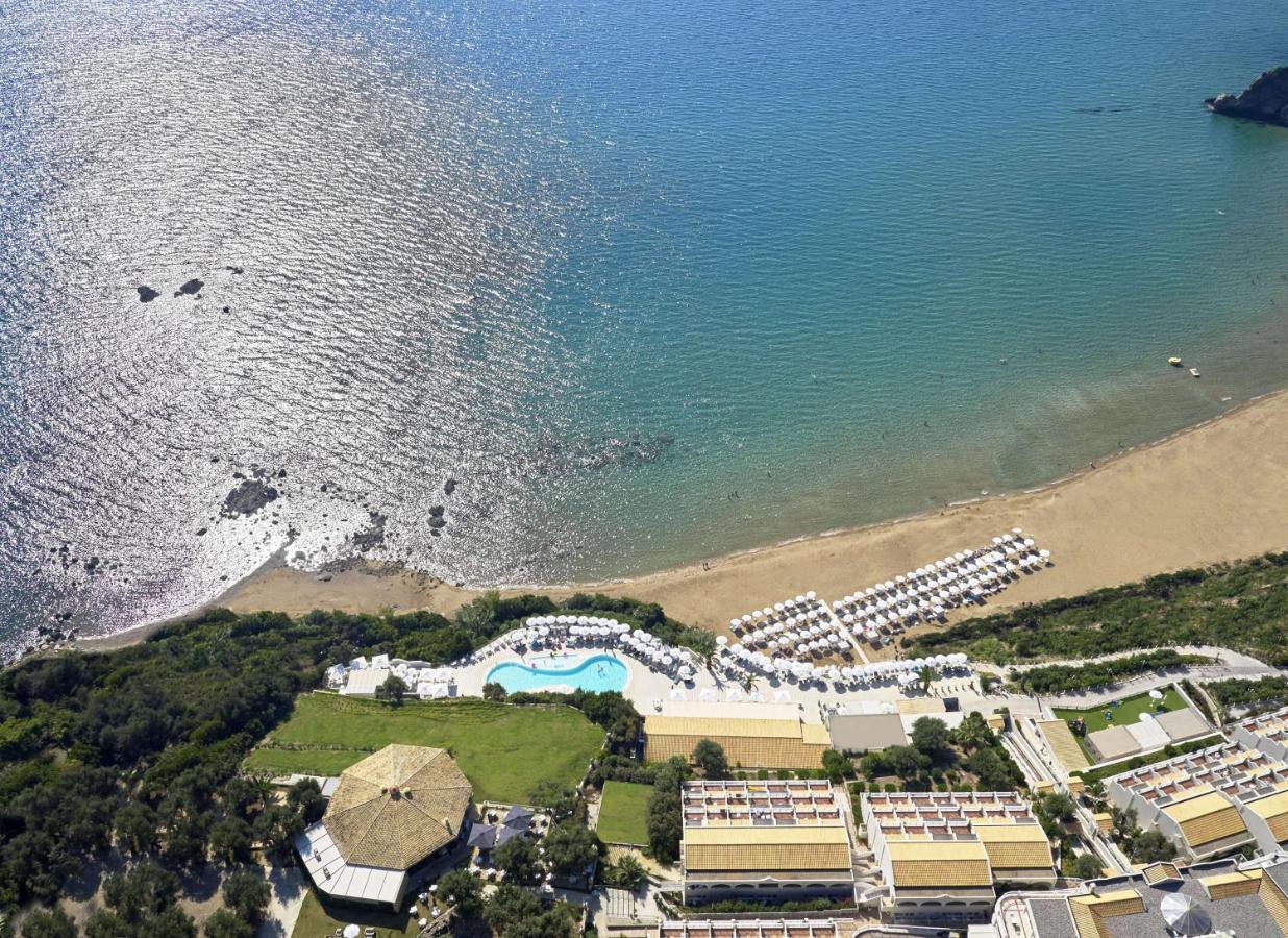 Pelekas Monastery Hotel Exterior foto Aerial view of the resort